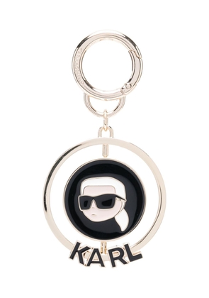 Karl Lagerfeld K/Ikonik 2.0 Rotating keychain - Gold