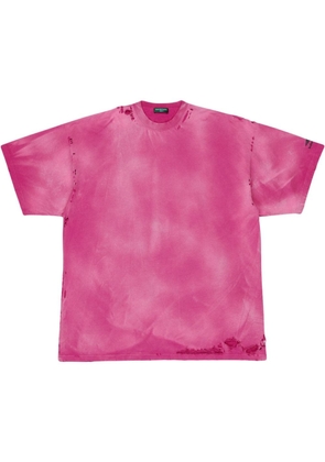 Balenciaga tie-dye cotton T-Shirt - Pink