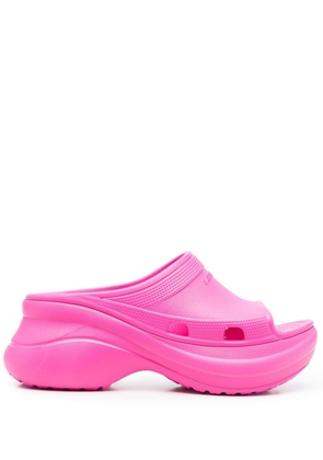Balenciaga x Crocs™ platform slide sandals - Pink