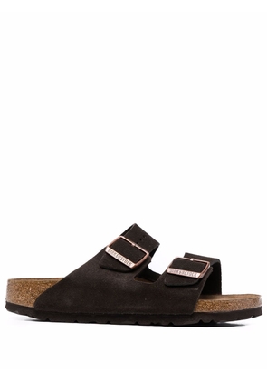 Birkenstock double-strap buckled sandals - Brown
