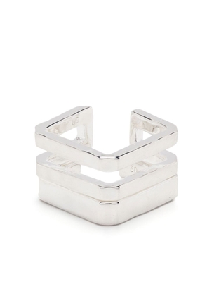 Zadig&Voltaire brass angular ring - Silver