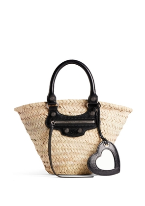 Balenciaga small Le Cagole basket bag - Neutrals
