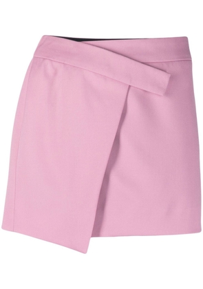 The Attico Cloe wrap miniskirt - Pink