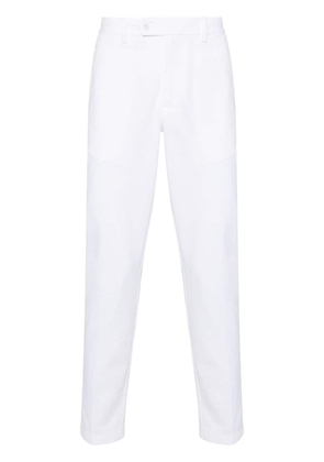 J.Lindeberg Vent button-fastening tapered trousers - White