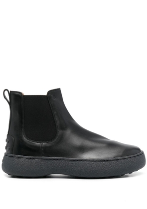 Tod's leather Chelsea boots - Black