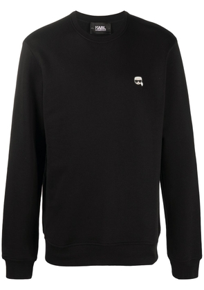 Karl Lagerfeld Ikonik rubber patch T-shirt - Black