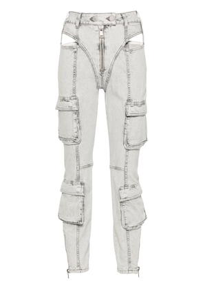 Elisabetta Franchi high-rise skinny jeans - Grey