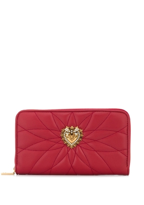 Dolce & Gabbana Devotion zip-around wallet - Red
