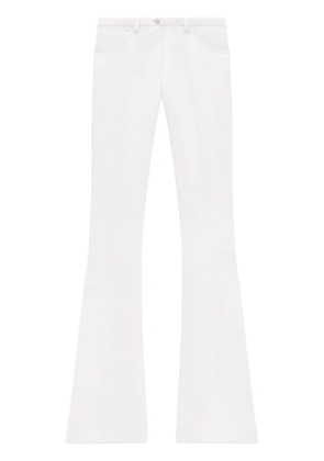 Courrèges Relax bootcut trousers - White