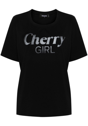 Dsquared2 Cherry Girl T-shirt - Black
