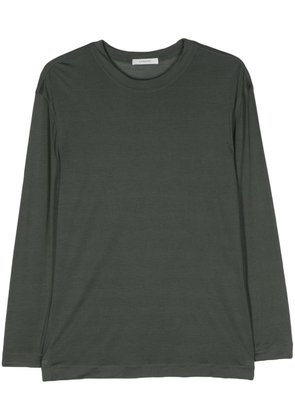 LEMAIRE long-sleeve silk T-shirt - Grey