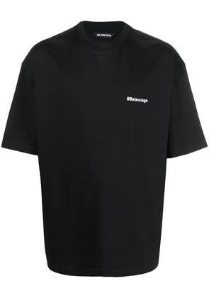 Balenciaga BB Corp cotton T-shirt - Black