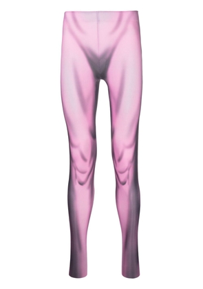 Natasha Zinko Monster spray-effect leggings - Pink