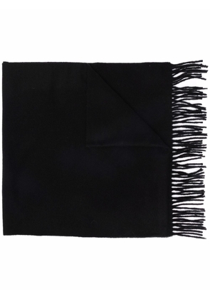 Acne Studios fringed cashmere scarf - Black