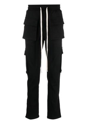 MOUTY drawstring-fastening multiple-pockets trousers - Black