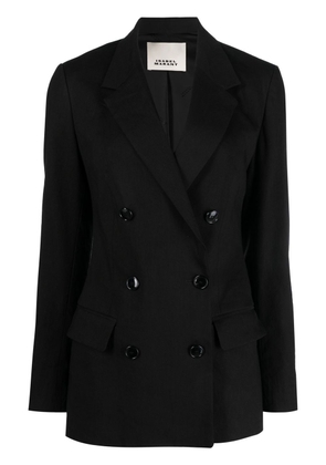 ISABEL MARANT double-breasted button-fastening jacket - Black