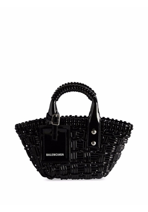 Balenciaga Bistro XXS woven basket bag - Black