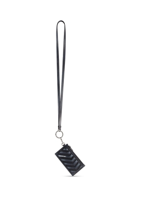Balenciaga lanyard zip pouch wallet - Black