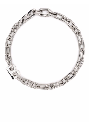 Balenciaga B Chain necklace - Silver