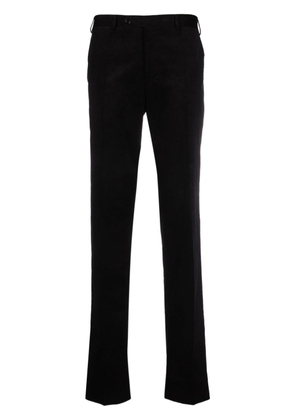 Canali mid-rise slim-cut trousers - Black