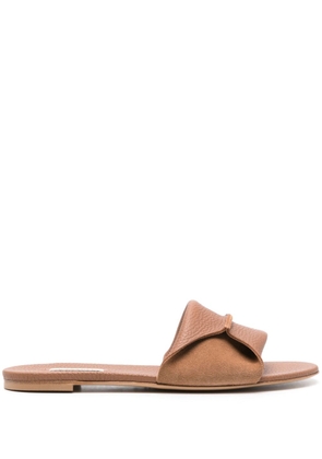 Casadei Parma leather sandals - Brown