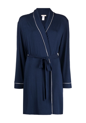 Eberjey two-tone modal robe - Blue