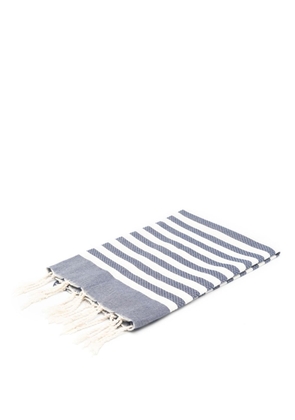 MC2 Saint Barth striped fouta beach towel - Blue