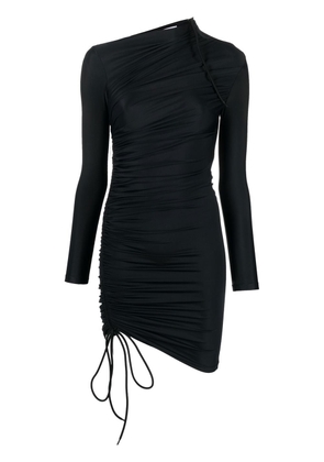 Balenciaga drawstring-detailed minidress - Black