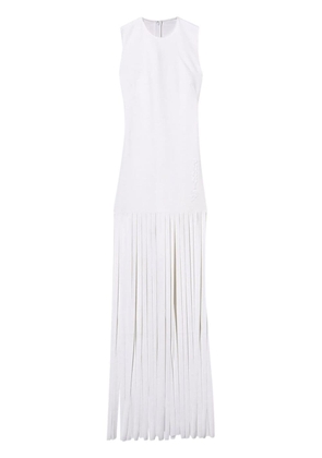 PUCCI fringed maxi dress - White