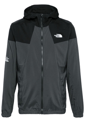 The North Face logo-print wind track hoodie - Black