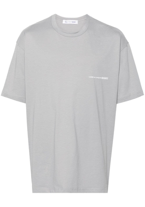 Comme Des Garçons Shirt logo-print cotton T-shirt - Grey