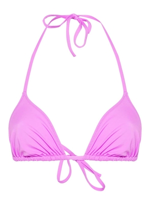 Dsquared2 tie-fastening bikini top - Purple