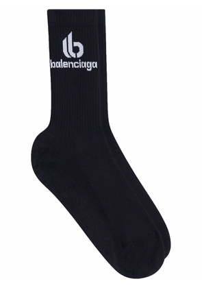Balenciaga Double B mid-calf socks - Black