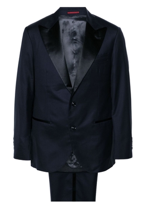 Brunello Cucinelli peak-lapels single-breasted suit - Blue