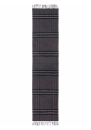 Burberry Reversible Check cashmere scarf - Grey