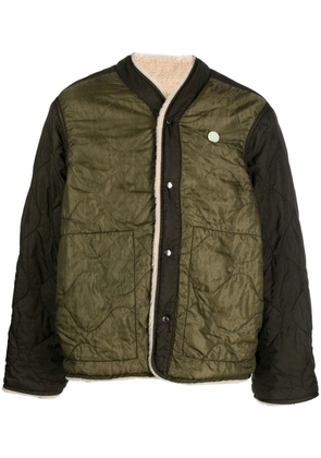 OAMC quilted single-breasted jacket - Green