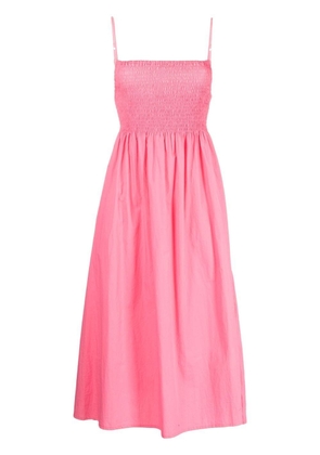 Faithfull the Brand Bryssa cotton midi dress - Pink