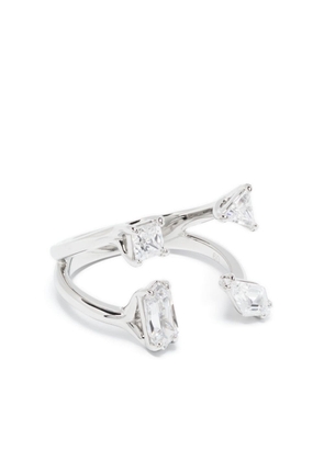 Swarovski Mesmera crystal-embellished ring - Silver