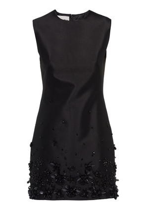 Miu Miu bead-embellished sleeveless mini dress - Black