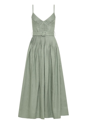 Nicholas Mireille linen dress - Green