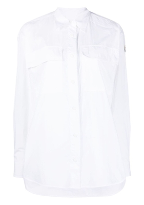 Moncler logo-patch shirt - White