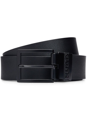 HUGO buckled leather belt - Black