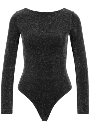 HUGO long-sleeved lurex bodysuit - Black