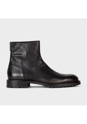 PS Paul Smith Black Leather 'Falk' Boots