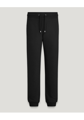 Belstaff Sweatpants Men's Cotton Fleece Black Size M