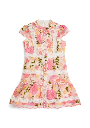 Marlo Embroidered Floral Primrose Dress (3-16 Years)