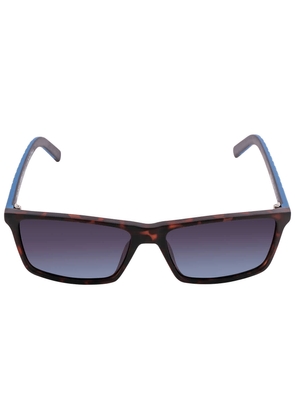 Timberland Polarized Smoke Rectangular Mens Sunglasses TB9222 52D 56