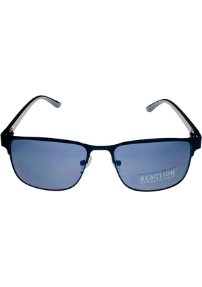 Kenneth Cole Smoke Rectangular Mens Sunglasses KC1413 02A 56