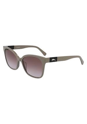 Longchamp Red Gradient Square Ladies Sunglasses LO657S 271 55