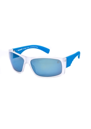 Timberland Blue Rectangular Mens Sunglasses TB9215 20D 68
